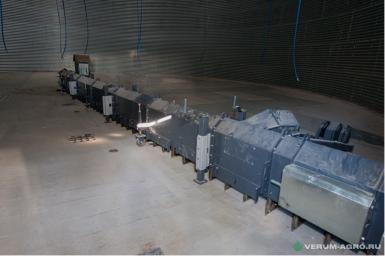 Прочее - БАЗУ-РУСЬ Зачистной конвейер скребковый цепной выгрузки зерна из плоскодонного силоса (транспортер цепной)