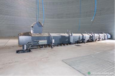 Прочее - БАЗУ-РУСЬ Зачистной конвейер скребковый цепной выгрузки зерна из плоскодонного силоса (транспортер цепной)