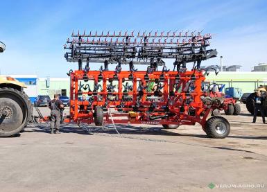 Культиваторы - SOLAR FIELDS Культиватор сплошной КС-12(М)-02.00 EURO 3 ряда стоек, двойной каток