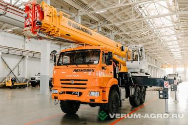 Прочее - ИВАНОВЕЦ КС-55717-К3-AIR Автокран 32 тонны на шасси 6х6 