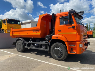 Грузовой автотранспорт - КАМАЗ 53605-6010-48 (4x2), самосвал с задней разгрузкой Объем кузова, м3 6.5, Грузоподъемность, т 12