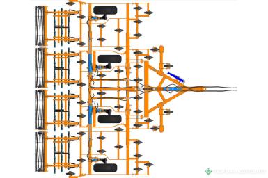 Культиваторы - БЕЛАГРОМАШ Культиватор предпосевной стерневой КПС-6