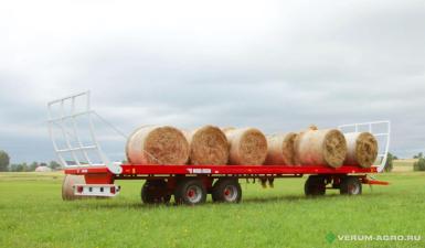 Прицепы для с/х техники - METAL-FACH Прицеп-рулоновоз T009