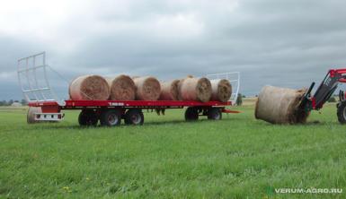 Прицепы для с/х техники - METAL-FACH Прицеп-рулоновоз T009