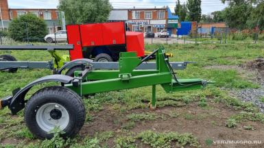 Прочее - АГРО ДОМ Тележка для транспортировки разбрасывателя минеральных удобрений ТР-3,5У универсальная С регулируемой колеей