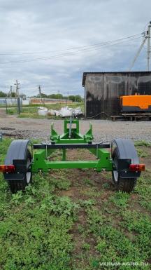 Прочее - АГРО ДОМ Тележка для транспортировки разбрасывателя минеральных удобрений ТР-3,5У универсальная С регулируемой колеей