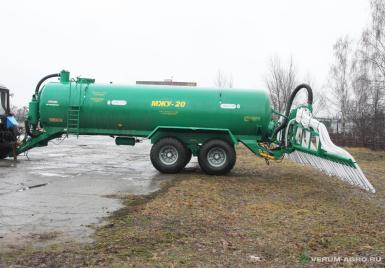 Прочее - БОБРУЙСКАГРОМАШ МЖУ-20-2  адаптером для поверхностного внесения  с помощью штанговых распределителей