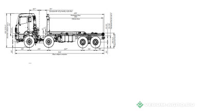 Специальные автомобили - DONGFENG Крюковой погрузчик NORVILLE  T26  S 5800  на шасси 