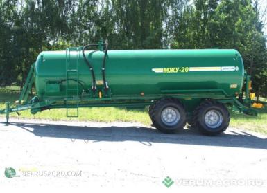 Разбрасыватели удобрений - БОБРУЙСКАГРОМАШ Машина для внесения жидких органических удобрений МЖУ-20