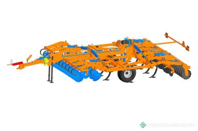 Плуги и глубокорыхлители - БЕЛАГРОМАШ АДУ-4Ч Агрегат диско-чизельный – АДУ-4Ч