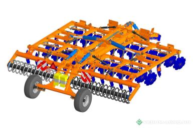 Бороны - БЕЛАГРОМАШ БДМ-5х4/0,9с Борона дисковая прицепная модульная