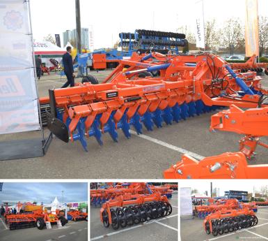 Бороны - БЕЛАГРОМАШ Борона дисковая складная  БДС-8х2П с П-образн. катком  без передн. нож. катк