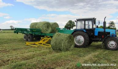 Прочее - БОБРУЙСКАГРОМАШ Погрузчик-транспортировщик рулонов сена  ТП-10-1