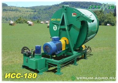 Прочее - БОБРУЙСКАГРОМАШ Измельчитель рулонов соломы стационарный ИСС-180 
