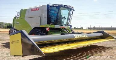 Кормоуборочные комбайны - SANFLORO ЖСБ-7.4 Shaft жатка для подсолнечника 