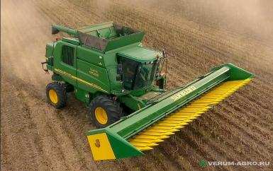Кормоуборочные комбайны - SANFLORO ЖСБ-7.4 Shaft жатка для подсолнечника 