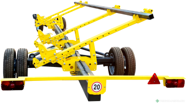 Жатки и оборудование для комбайнов - CARRELLO 9.2 Универсальная двухосная тележка