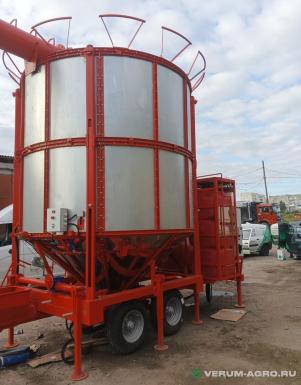 Зерносушильное оборудование - АТМ -20 дизель, 1,5 мм перфорация, аспирация, крыша
