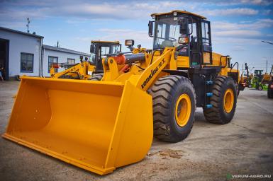 Фронтальные погрузчики - LONKING CDM853 объем ковша 4.5 м3, г/п 5 тонн, зерновой увел ковш