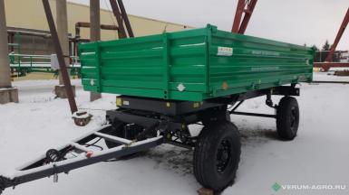 Прицепы для с/х техники - МАМ 2 ПТС-5 прицеп тракторный самосвальный 2ПТС-5 с надставными цельнометаллическими бортами