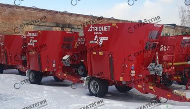 Кормораздатчики-смесители - TRIOLIET Solomix 1 10ZK с усиленным шнеком