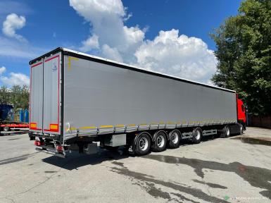 Полуприцепы - ТОНАР 97882 Полуприцеп шторный -97882 с кониками