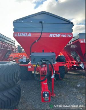 Разбрасыватели удобрений - UNIA RCW  110  c гидравлически складываемым тентом