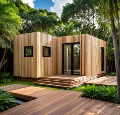 Быстровозводимые конструкции - КОНВЕЙТ Модульный глэмпинг КОНВЕЙТ G-SE(В)-1 (41 м2), тип 2