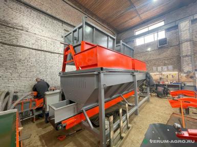 Прочее - КЛИНМАШ Опрокидыватель контейнеров с бункером электрический  ОК-НБ-2