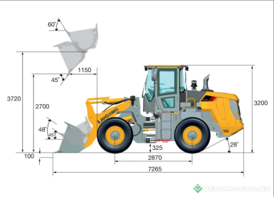 Фронтальные погрузчики - LIUGONG CLG835H 305
