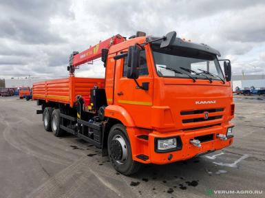 Грузовой автотранспорт - КАМАЗ 65115 3094-48, бортовой с КМУ