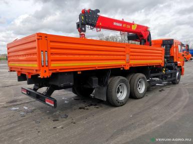 Грузовой автотранспорт - КАМАЗ 65115 3094-48, бортовой с КМУ