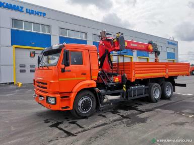 Грузовой автотранспорт - КАМАЗ 65115 3094-48, бортовой с КМУ