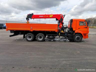 Грузовой автотранспорт - КАМАЗ 65115 3094-48, бортовой с КМУ