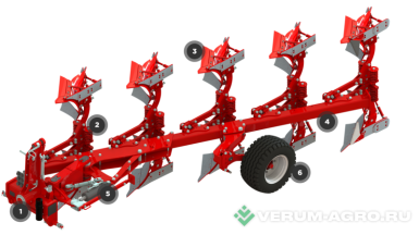 Плуги и глубокорыхлители - OPALL-AGRI Apollo 5S 