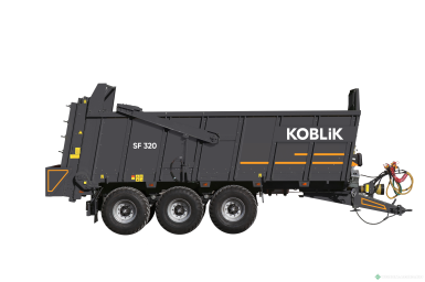 Разбрасыватели удобрений - KOBLiK Разбрасыватель органических удобрений SF 320 c горизонтальной битерной системой