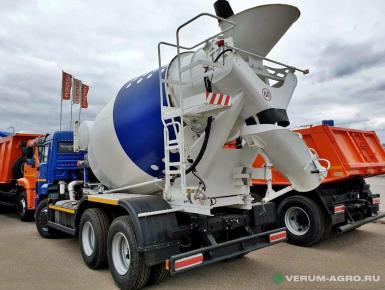 Специальные автомобили - КАМАЗ 65115, Автобетоносмеситель 7 куб.м.