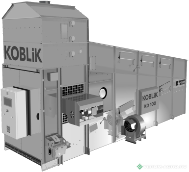 Зерносушильное оборудование - KOBLiK Зерносушилка конвейерная KD 100 