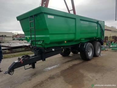Полуприцепы - МОРДОВАГРОМАШ Полуприцеп тракторный самосвальный ПТС-18  с надставными цельнометаллическими бортами