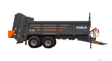 Разбрасыватели удобрений - KOBLiK Разбрасыватель органических удобрений SF 218 c вертикальной битерной системой