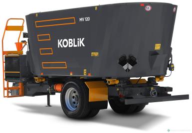 Кормораздатчики-смесители - KOBLiK Смеситель-раздатчик кормов MV 120, рамная конструкция с передним транспортером