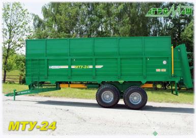 Разбрасыватели удобрений - БОБРУЙСКАГРОМАШ Машина для внесения твердых органических удобрений МТУ-24-1