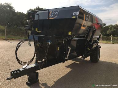 Кормораздатчики-смесители - NEWMIX HR12 Горизонтальный двухшнековый с весами, транспортеры