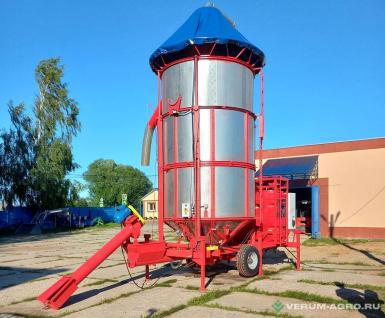 Зерносушильное оборудование - АТМ АТМ-15  дизель, 1,5 мм перфорация, аспирация, крыша