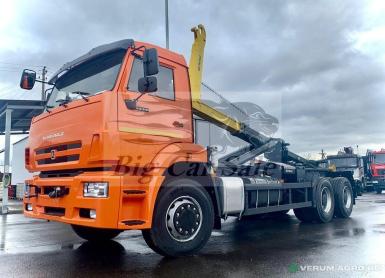 Специальные автомобили - КАМАЗ Мультилифт 6520-23072-53 с крюковым погрузчиком ВК Т20-6000
