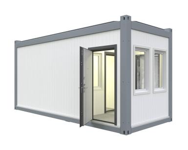 Быстровозводимые конструкции - КОНВЕЙТ Проект КПП 1L-SE(B)-MD-6 (15\12,4 м2)