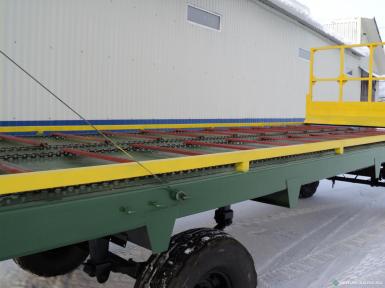 Прицепы для с/х техники - ПП МЕГАПОЛИС Рулоновоз с механической разгрузкой 2ПТС-5ПР