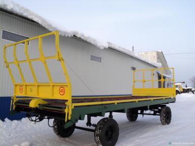 Прицепы для с/х техники - ПП МЕГАПОЛИС Рулоновоз с механической разгрузкой 2ПТС-5ПР