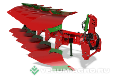 Плуги и глубокорыхлители - AGRO-MASZ PO 5 Плуг оборотный с болтовой защитой 