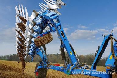 Плуги и глубокорыхлители - LEMKEN Полунавесной оборотный плуг Диамант 16 (7+1) 